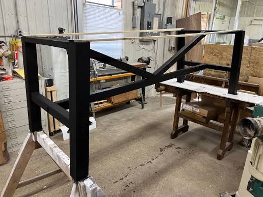 work table with cross bracing manufacturer in india