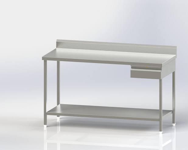 work table with single under shelf manufacturer in india