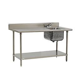 work table with single under shelf manufacturer in india